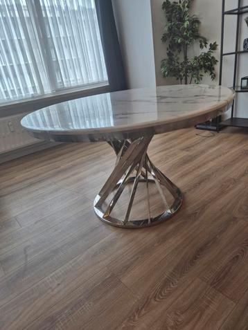 Table en marbre, Maison & Meubles, Tables | Tables à manger, Enlèvement, Comme neuf