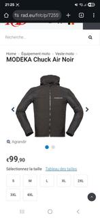 Veste Modeka Check Air noire avec dorsale, Ophalen, Zo goed als nieuw