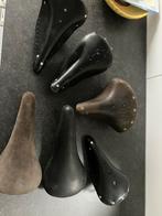 Leren en suede zadels oldtimers retro vintage fietsen, Fietsen en Brommers, Ophalen of Verzenden