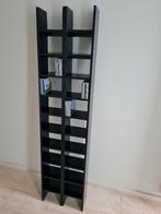 CD rekjes zwarte lak, Maison & Meubles, Accessoires pour la Maison | Étagères pour CD & DVD, Comme neuf, Enlèvement, Bois, 150 disques ou plus