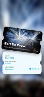 Bart De Pauw Stadsschouwburg Antwerpen 2/6/25, Tickets en Kaartjes, Evenementen en Festivals