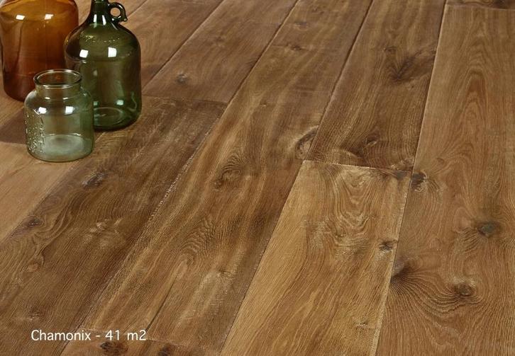 parket 15 mm samengesteld (lot 41 m2), Doe-het-zelf en Bouw, Vloerdelen en Plavuizen, Nieuw, Parket, Hout, 150 cm of meer, 10 tot 30 cm