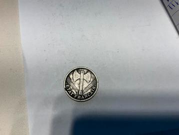 1-frankmunt uit 1942 Franse Vichy-regime (1940-1944). beschikbaar voor biedingen