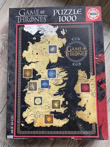 Puzzle 1000 pièces game of thrones 