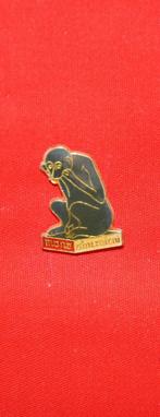 pin's metal emaillé singe de mons (x2012), Collections, Enlèvement ou Envoi, Comme neuf, Ville ou Campagne, Insigne ou Pin's
