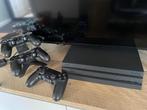 PlayStation 4  pro., Ophalen of Verzenden, 500 GB, Met 3 controllers of meer, Zo goed als nieuw
