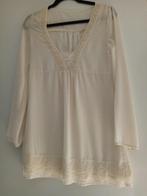 Mooi topje maat M, Kleding | Dames, Topjes, Beige, Ophalen of Verzenden, Zo goed als nieuw, Lange mouw
