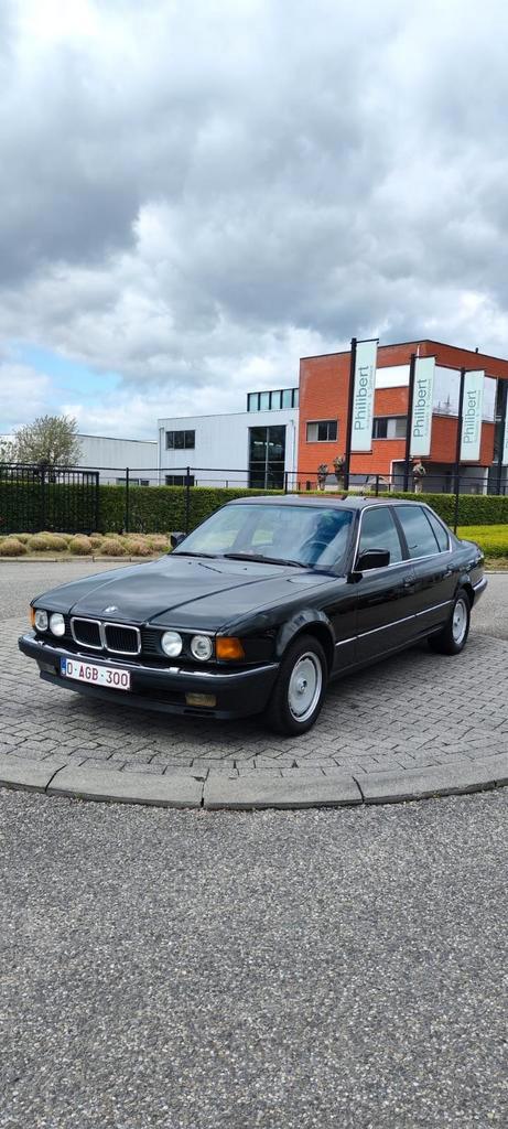 BMW 750iLA, V12, 300 ch, version longue, 1989, Autos, Oldtimers & Ancêtres, Particulier, Airbags, Air conditionné, Alarme, Verrouillage central