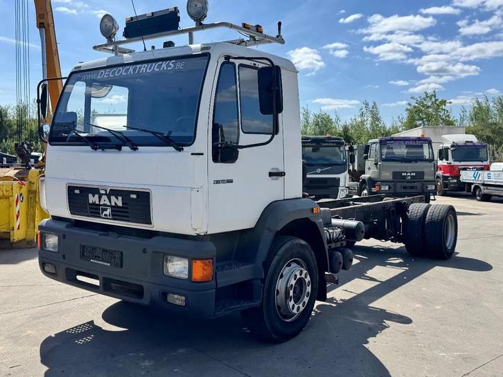 MAN 18.224 CHASSIS CABINE (bj 2000), Auto's, Vrachtwagens, Bedrijf, Te koop, MAN, Overige brandstoffen, BTW verrekenbaar
