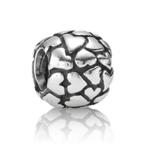 Pandora zilveren bedel hartjes, 1 bedel, Ophalen of Verzenden, Zilver, Pandora