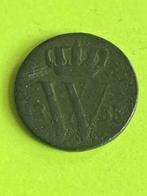 1853 Nederland halve cent Willem III brons, Postzegels en Munten, Munten | Nederland, Verzenden, Koning Willem III, Overige waardes