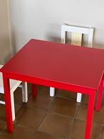 Kindertafel en 2 stoeltjes IKEA kritter, Kinderen en Baby's, Kinderkamer | Tafels en Stoelen, Gebruikt, Ophalen