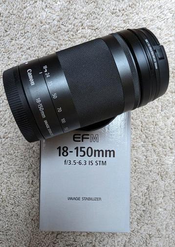 Canon EFM 18-150 f/3.5-6.3 IS STM-objectief