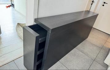 Bedhoofd kast. Ikea malm, Ophalen, Gebruikt, 65 cm of meer, 70 cm of meer