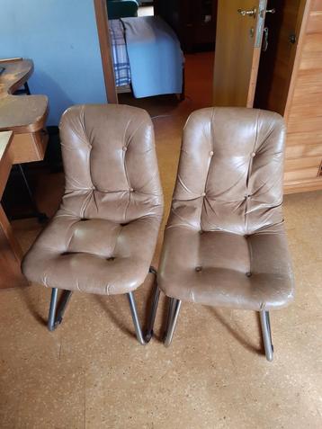 Vintage Stoelen (2 stuks) beschikbaar voor biedingen