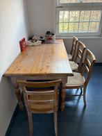 Tafel en 4 stoelen, Huis en Inrichting, Ophalen, Gebruikt