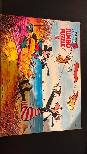 Disney puzzle 150 stukjes mickey en pluto beschikbaar voor biedingen