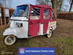 Piaggio Ape Calessino | 2010 | Route 66 Auctions, Auto's, Overige Auto's, Gebruikt, Zwart, Bedrijf, Handgeschakeld