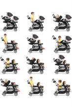 Double stroller Graco, Kinderen en Baby's, Buggy's, Zo goed als nieuw, Ophalen, Duomodel