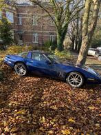 Corvette c4 1987 oldtimer, Auto's, Automaat, Achterwielaandrijving, Blauw, Leder