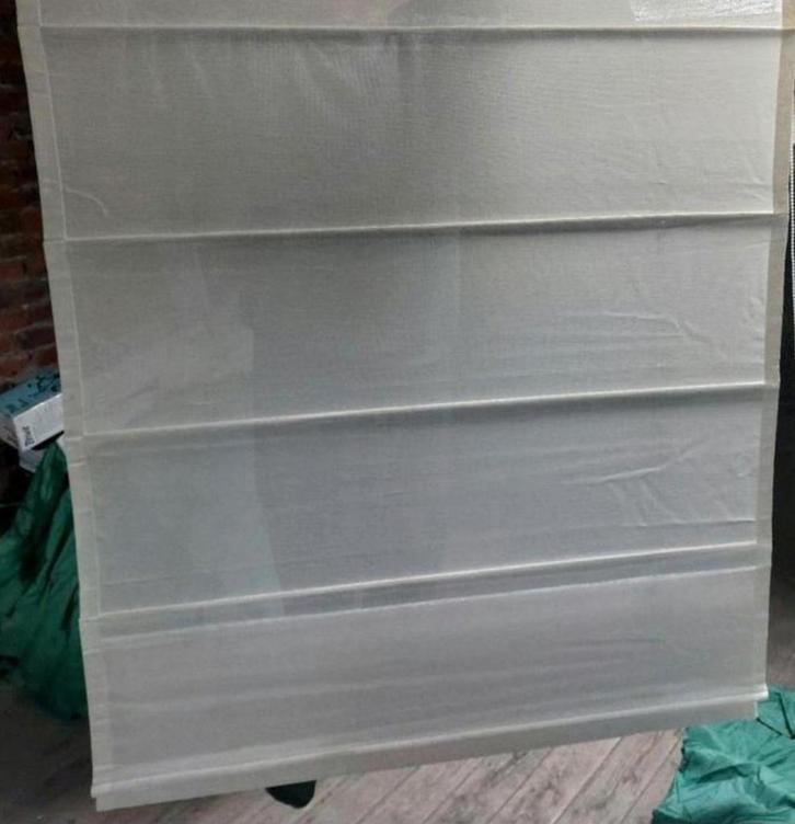 Stores romains + rideaux simples, Maison & Meubles, Ameublement | Rideaux & Stores à lamelles, Utilisé, Beige, Enlèvement