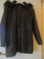 bruine lederen jas maat 40, Kleding | Dames, Ophalen of Verzenden, Zo goed als nieuw, Maat 38/40 (M)