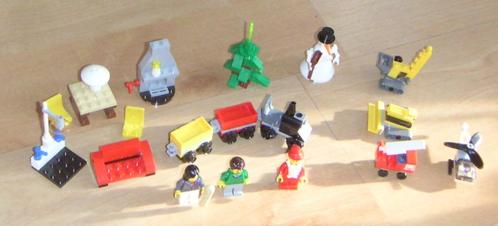 LEGO Kerstset: Kerstman, dennenboom, sneeuwpop,, Kinderen en Baby's, Speelgoed | Duplo en Lego, Zo goed als nieuw, Lego, Complete set