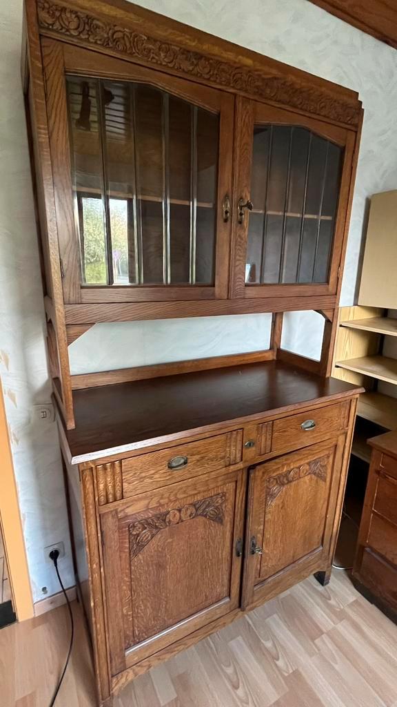 Oude bureaukast, Huis en Inrichting, Kasten | Buffetkasten, Gebruikt, 200 cm of meer, 100 tot 150 cm, 50 tot 75 cm, Met lade(s)