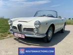Alfa Romeo 2600 Spider Cabriolet 1963 | Route 66 auctions, Auto's, Cabriolet, Wit, Bedrijf, Handgeschakeld