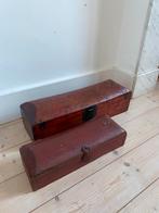 2 vintage houten kistjes, Ophalen, Zo goed als nieuw