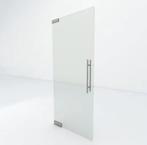 Glazen deur met trekker, Doe-het-zelf en Bouw, Deuren en Vliegenramen, Ophalen of Verzenden, Zo goed als nieuw, Glas