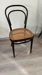 5 stoelen met rieten zitting., Antiek en Kunst, Ophalen