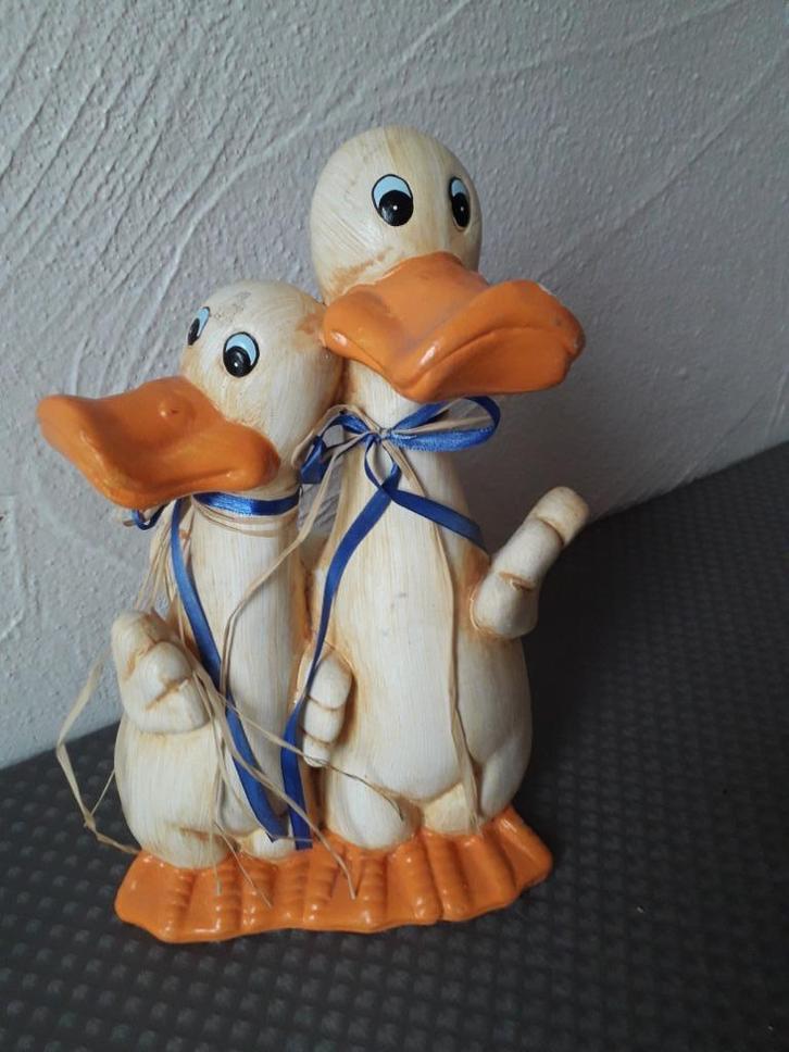 Paasdecoratie Stenen eenden, Diversen, Pasen, Zo goed als nieuw, Ophalen of Verzenden