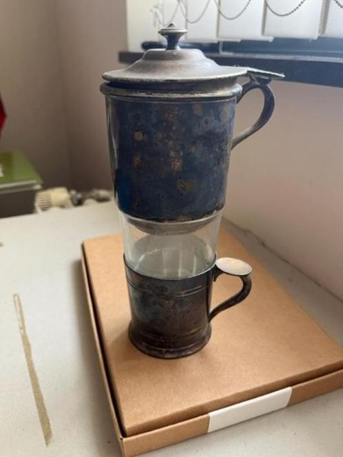 originele zilveren filterkoffie, koffefilters, Antiek en Kunst, Antiek | Servies los, Ophalen of Verzenden