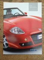 FIAT BARCHETTA JUNI 2004 BROCHURE 20 PAGINA'S TEKST Frans EN, Ophalen of Verzenden, Zo goed als nieuw, Overige merken