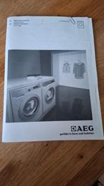 AEG wasmachine, Elektronische apparatuur, Wasmachines, Ophalen, 1200 tot 1600 toeren, Gebruikt, 8 tot 10 kg