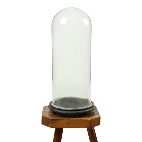 Antieke Stolp Globe Mondgeblazen Glas Begin 20ste Eeuw 46cm, Antiek en Kunst, Antiek | Glaswerk en Kristal, Ophalen of Verzenden