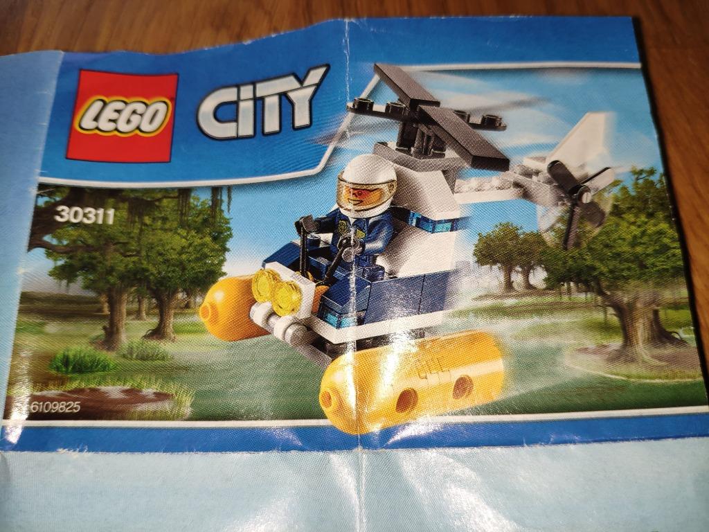 LEGO 30311 Moeraspolitie Helikopter - nwstaat compleet, Enlèvement ou Envoi, Utilisé, Ensemble complet, Lego