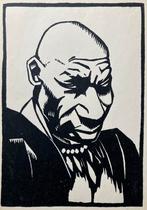 Houtsnede Henri Kerels (1896-1956) Africain, Antiek en Kunst, Kunst | Etsen en Gravures, Ophalen