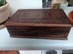 boîte/boîte d'artisanat en bois indonésien (grand modèle), Antiquités & Art, Enlèvement ou Envoi