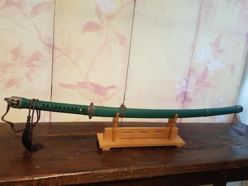 Gunto katana zwaard groen, Verzamelen, Militaria | Algemeen, Zwaard of Sabel, Ophalen of Verzenden