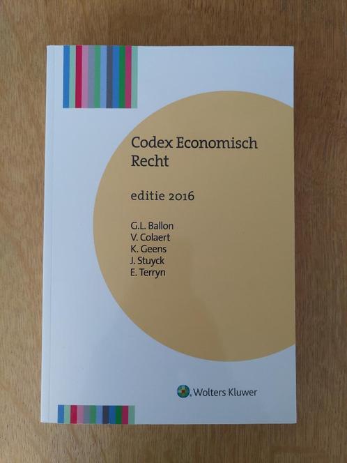 Codex Economisch Recht, Livres, Livres d'étude & Cours, Enlèvement ou Envoi