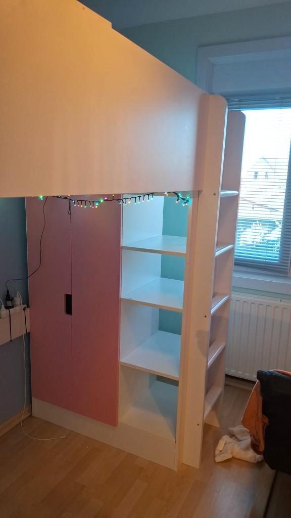 SMÅSTAD Stuva Ikea Hoogslaper, Kinderen en Baby's, Kinderkamer | Stapelbedden en Hoogslapers, Gebruikt, Hoogslaper, Ophalen of Verzenden