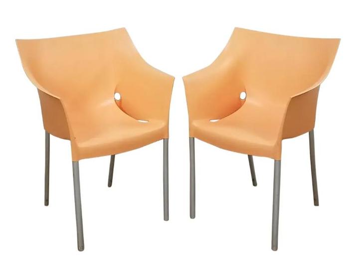 Vintage Dr. No Kartell Starck  lot van 6 stoelen, Antiek en Kunst, Antiek | Meubels | Stoelen en Sofa's, Ophalen of Verzenden