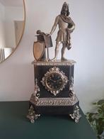 Bronzen klok, schouwgarnituur, Antiek en Kunst, Ophalen