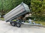 Kipper aanhangwagen + aluminium verhoog, Auto diversen, Aanhangers en Bagagewagens, Ophalen, Nieuw