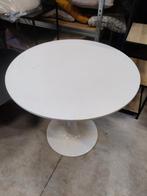 Witte ronde eettafel 80 cm, Ophalen, Gebruikt