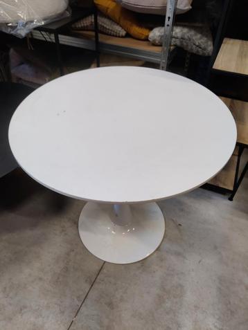 Witte ronde eettafel 80 cm beschikbaar voor biedingen