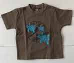 t-shirt 74 kakigroen met blauwe schildpadden, Kinderen en Baby's, Ophalen of Verzenden, Gebruikt, Jongetje, Shirtje of Longsleeve