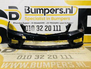 BUMPER Mercedes C Klasse W204 AMG Facelift VOORBUMPER 1-A1-1 beschikbaar voor biedingen